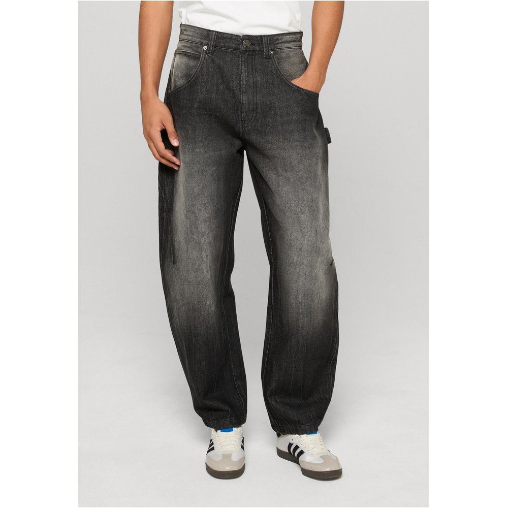 Urban Classics - Heavy Baloon Jeans Wijde broek - Grijs